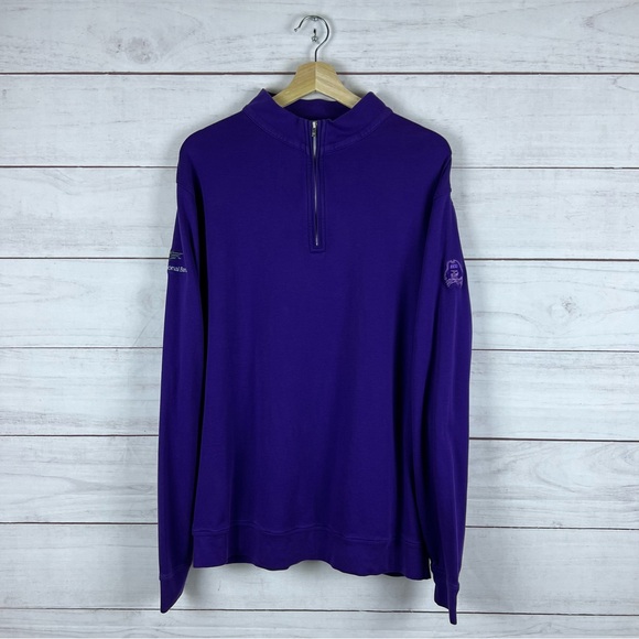 Peter Millar East Carolina University Golf 1/4 Zip Pullover XL - Picture 1 of 6